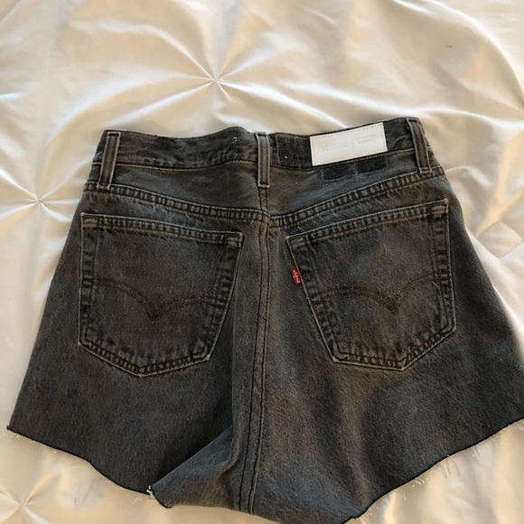 Redone denim grey jean shorts - Picture 5 of 6